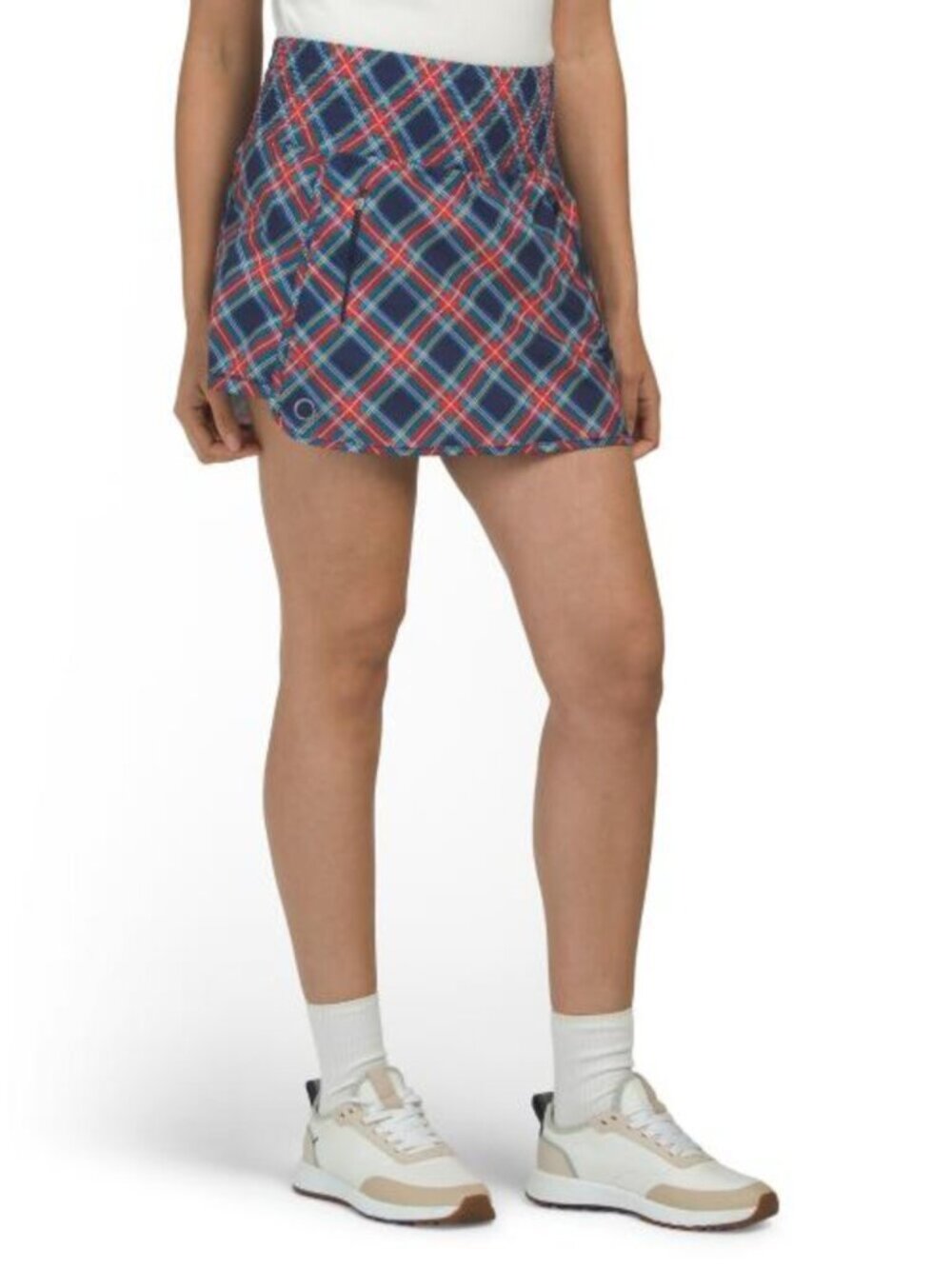 THE BUBBLE Printed Fairway Skort With Zip Pockets